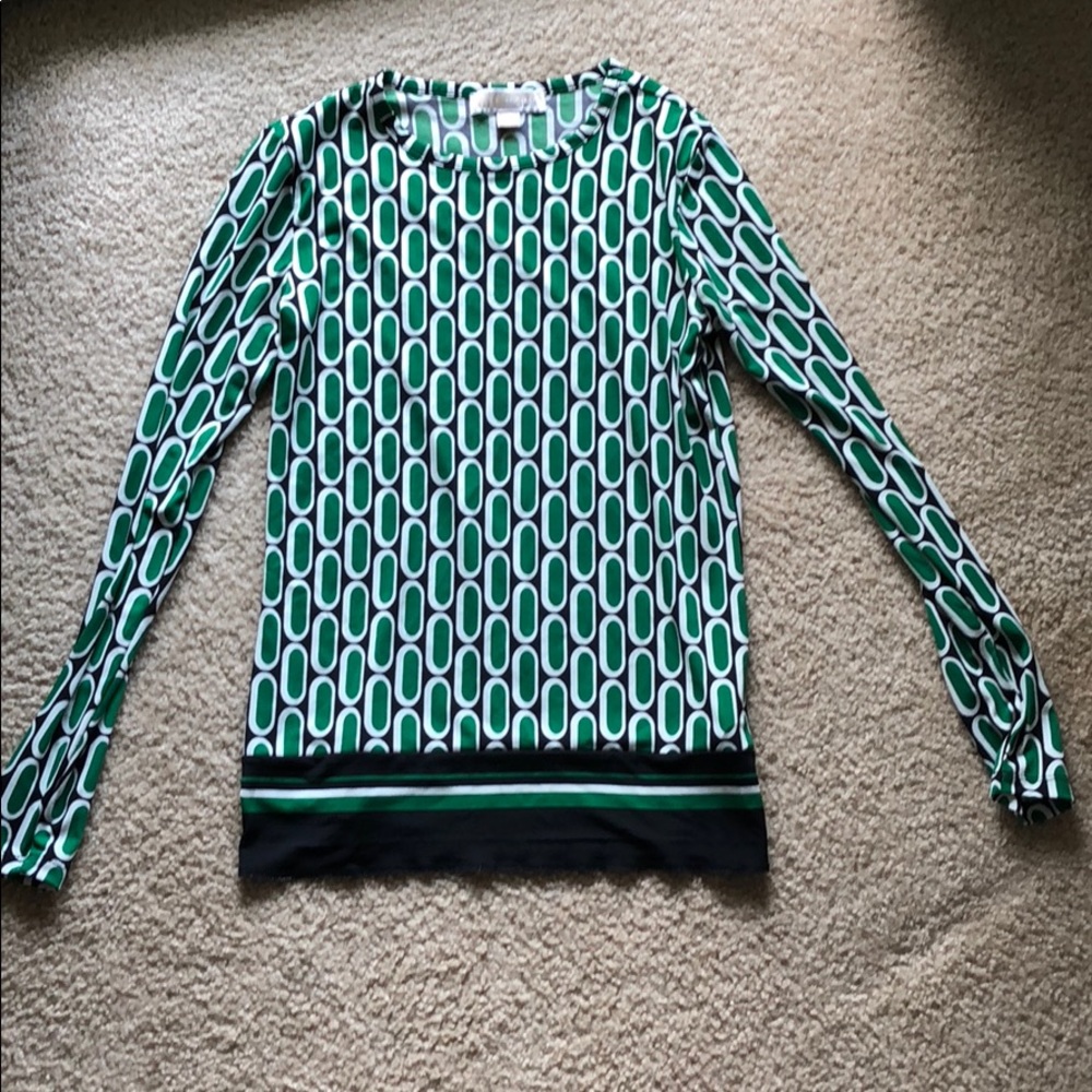 Green XS Michael kors top